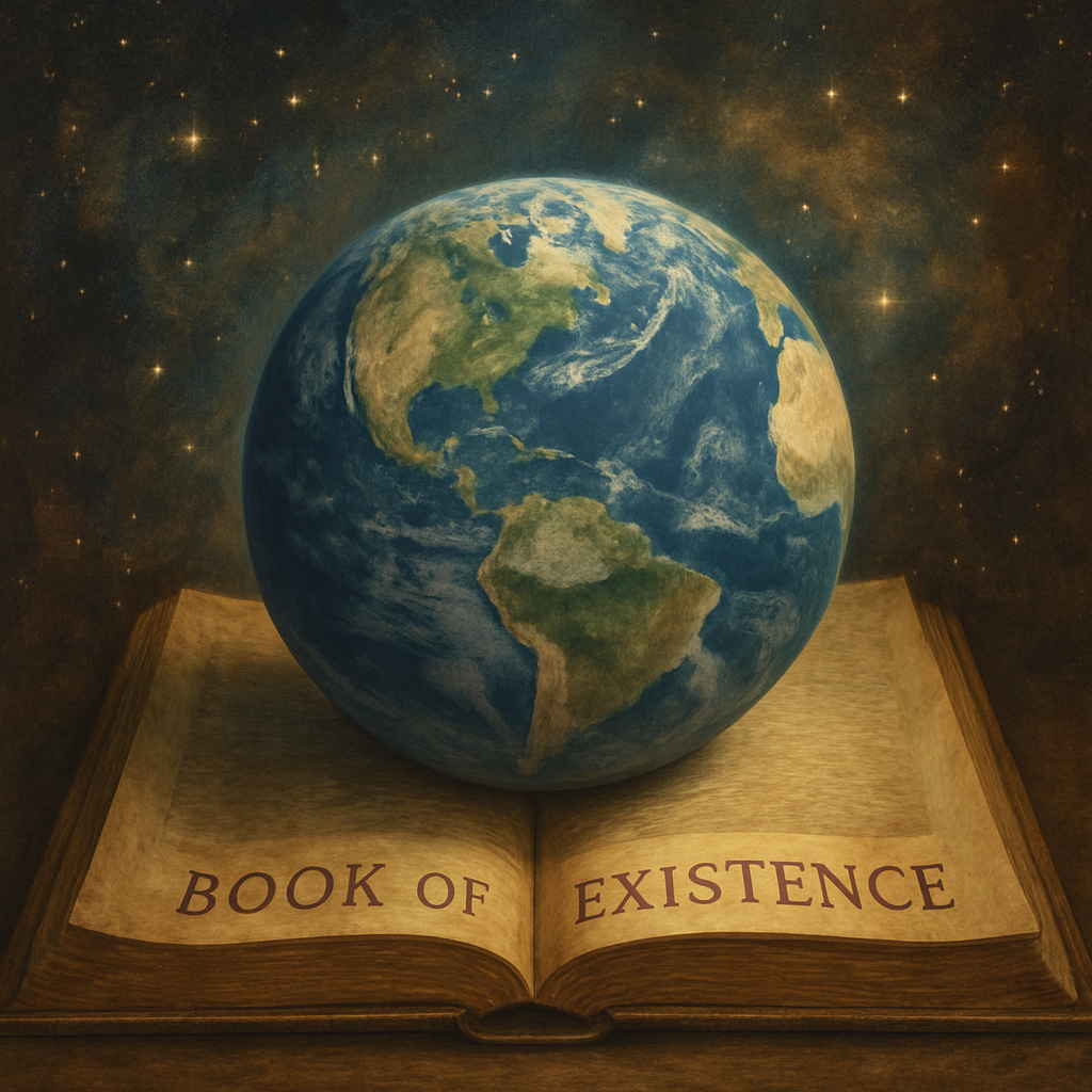 Book of Existence with Planet Earth